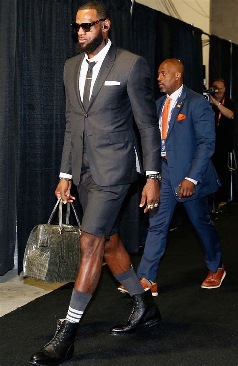 lebron james outfit last night.